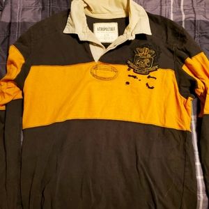 Aeropostale Long Sleeve Rugby Shirt